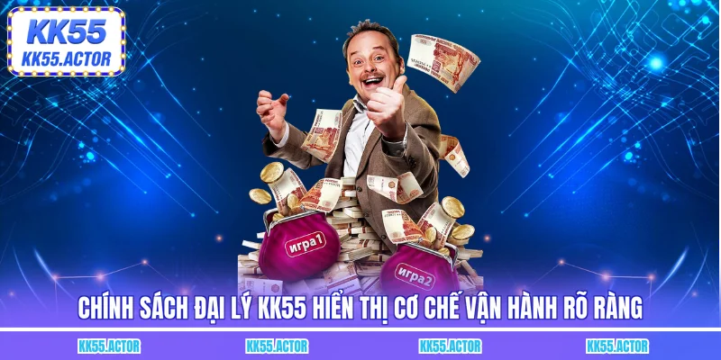 Chính sách đại lý KK55 hiển thị cơ chế vận hành rõ ràng